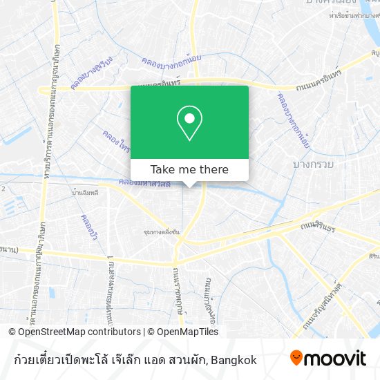 ก๋วยเตี๋ยวเป็ดพะโล้ เจ๊เล๊ก แอด สวนผัก map