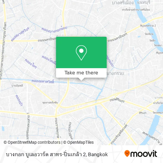 บางกอก บูเลอวาร์ด สาทร-ปิ่นเกล้า 2 map