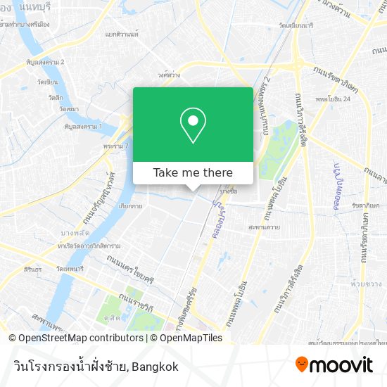 วินโรงกรองน้ำฝั่งซ้าย map