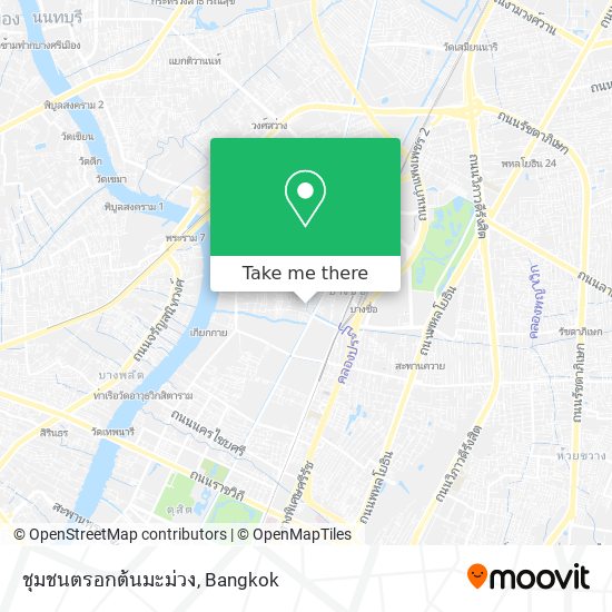 ชุมชนตรอกต้นมะม่วง map