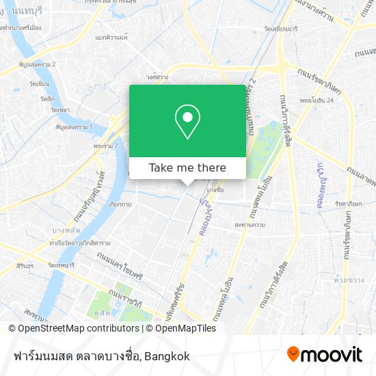 ฟาร์มนมสด ตลาดบางซื่อ map