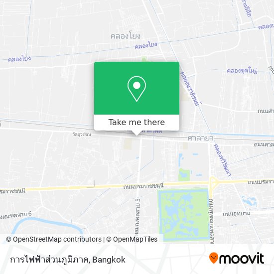 การไฟฟ้าส่วนภูมิภาค map