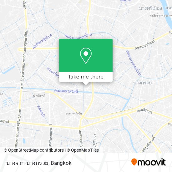 บางจาก-บางกรวย map