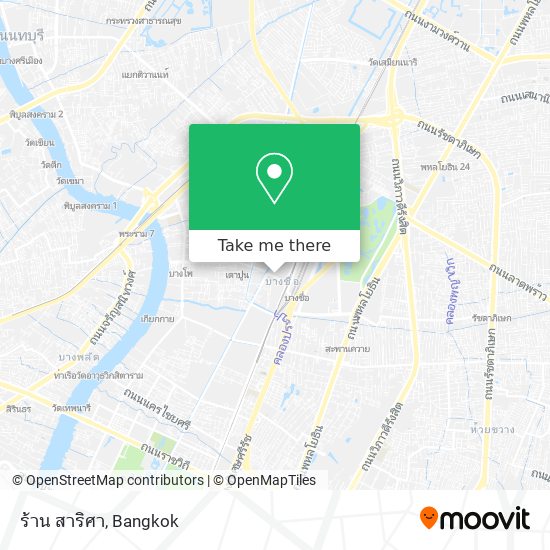 ร้าน สาริศา map