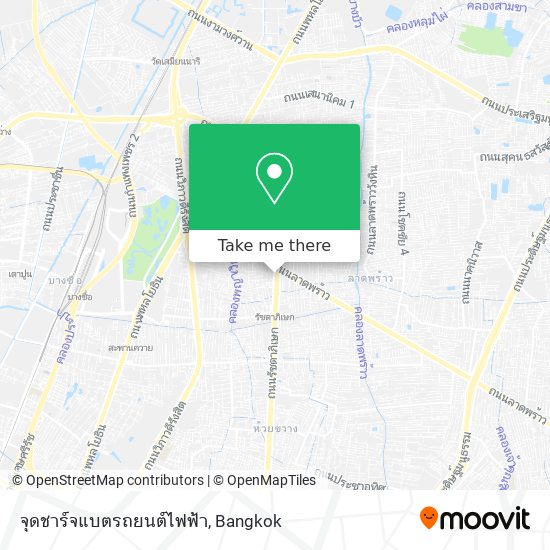 จุดชาร์จแบตรถยนต์ไฟฟ้า map