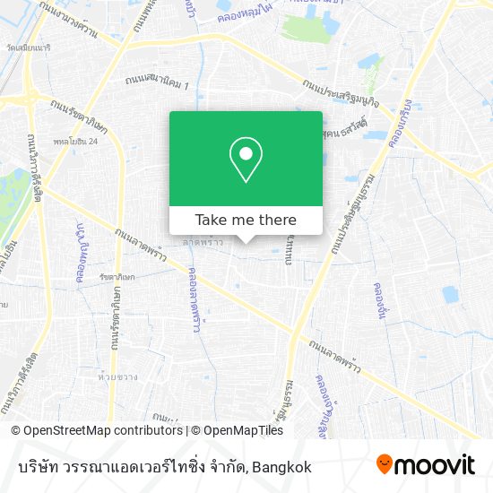 บริษัท วรรณาแอดเวอร์ไทซิ่ง จำกัด map