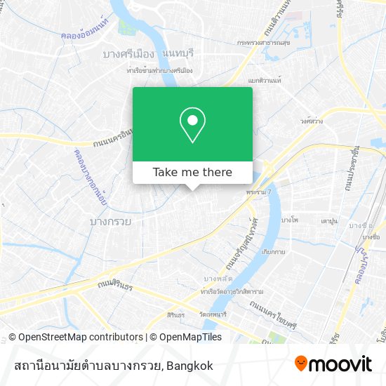 สถานีอนามัยตำบลบางกรวย map