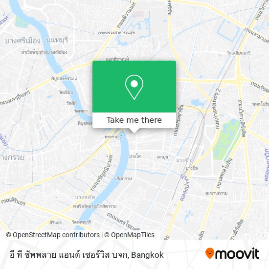 อี ที ซัพพลาย แอนด์ เซอร์วิส บจก map