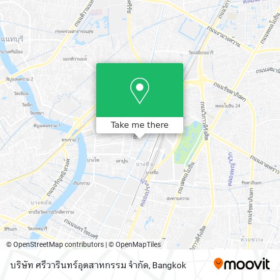 บริษัท ศรีวารินทร์อุตสาหกรรม จำกัด map