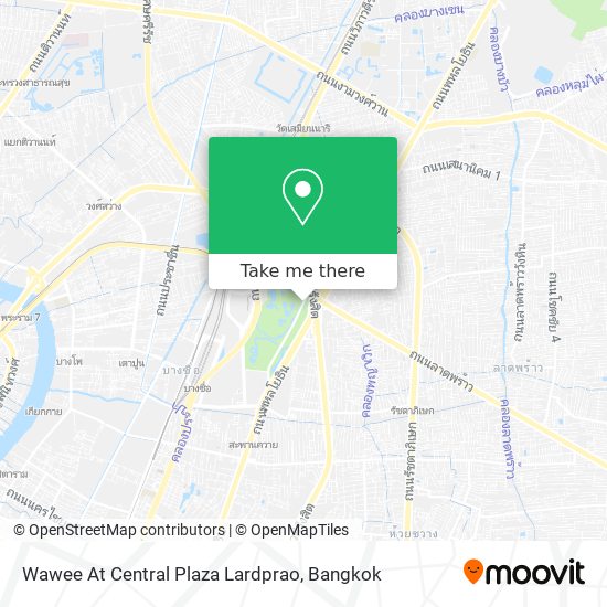 Wawee At Central Plaza Lardprao map