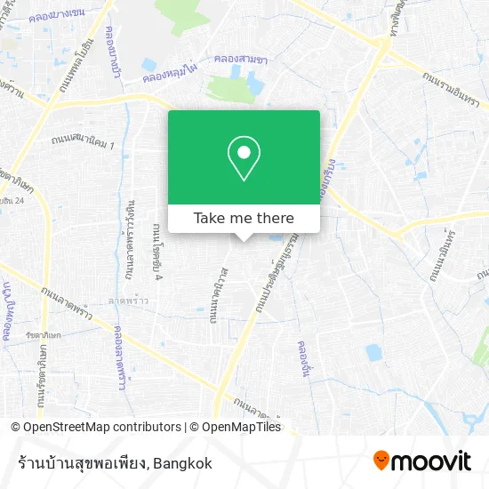 ร้านบ้านสุขพอเพียง map