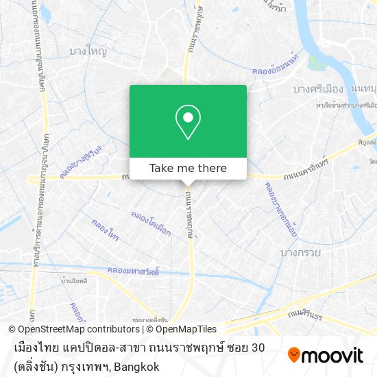 เมืองไทย แคปปิตอล-สาขา ถนนราชพฤกษ์ ซอย 30 (ตลิ่งชัน) กรุงเทพฯ map