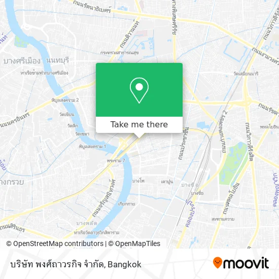 บริษัท พงศ์ถาวรกิจ จำกัด map