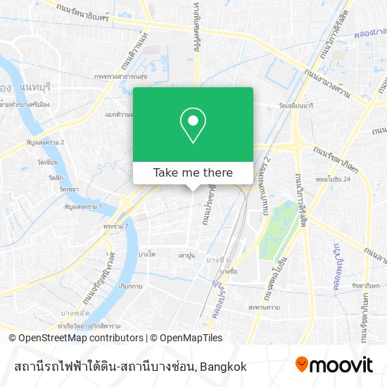 สถานีรถไฟฟ้าใต้ดิน-สถานีบางซ่อน map