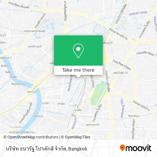 บริษัท ธนารัฐ โปรดักส์ จำกัด map