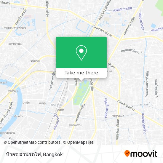ป้าอร สวนรถไฟ map