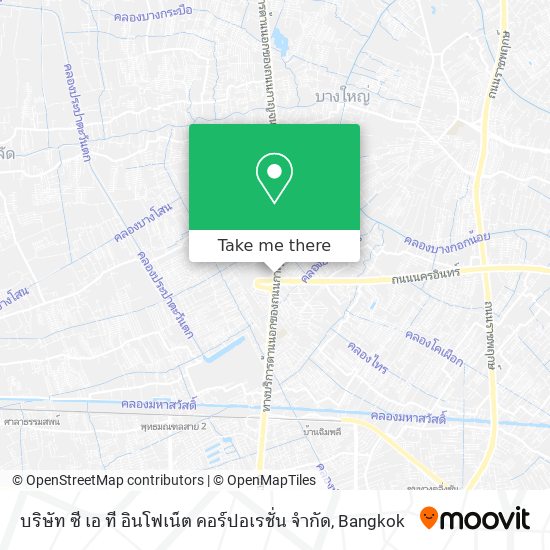 บริษัท ซี เอ ที อินโฟเน็ต คอร์ปอเรชั่น จำกัด map