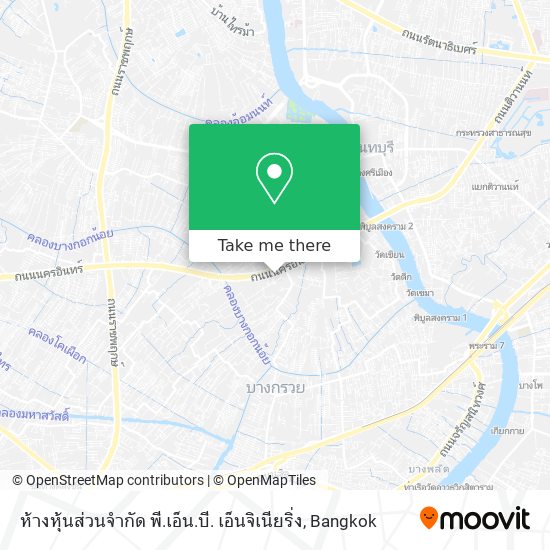 ห้างหุ้นส่วนจำกัด พี.เอ็น.บี. เอ็นจิเนียริ่ง map