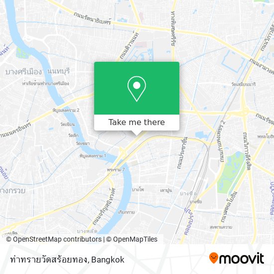 ท่าทรายวัดสร้อยทอง map