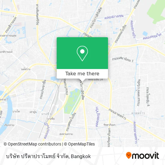 บริษัท ปรีดาปราโมทย์ จำกัด map