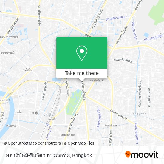 สตาร์บัคส์-ชินวัตร ทาวเวอร์ 3 map