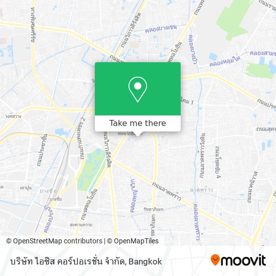 บริษัท ไอซิส คอร์ปอเรชั่น จำกัด map