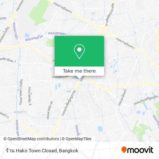 ร้าน Hako Town Closed map