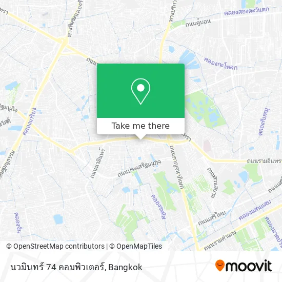 นวมินทร์ 74 คอมพิวเตอร์ map
