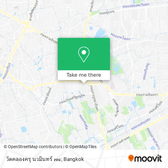 วัดคลองครุ นวมินทร์ ๗๔ map