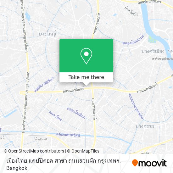เมืองไทย แคปปิตอล-สาขา ถนนสวนผัก กรุงเทพฯ map
