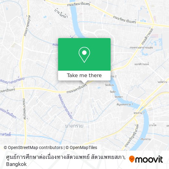 ศูนย์การศึกษาต่อเนื่องทางสัตวแพทย์ สัตวแพทยสภา map