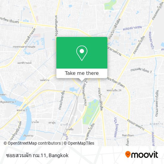 ซอยสวนผัก กม.11 map