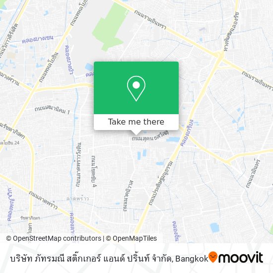 บริษัท ภัทรมณี สติ๊กเกอร์ แอนด์ ปริ้นท์ จำกัด map