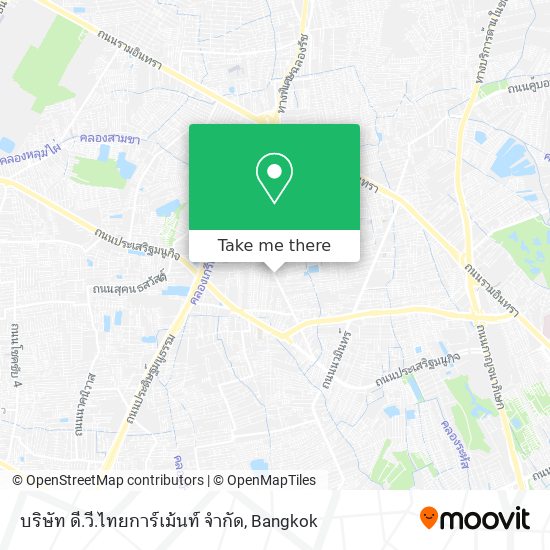 บริษัท ดี.วี.ไทยการ์เม้นท์ จำกัด map