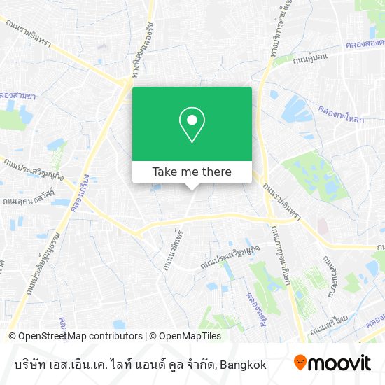 บริษัท เอส.เอ็น.เค. ไลท์ แอนด์ คูล จำกัด map