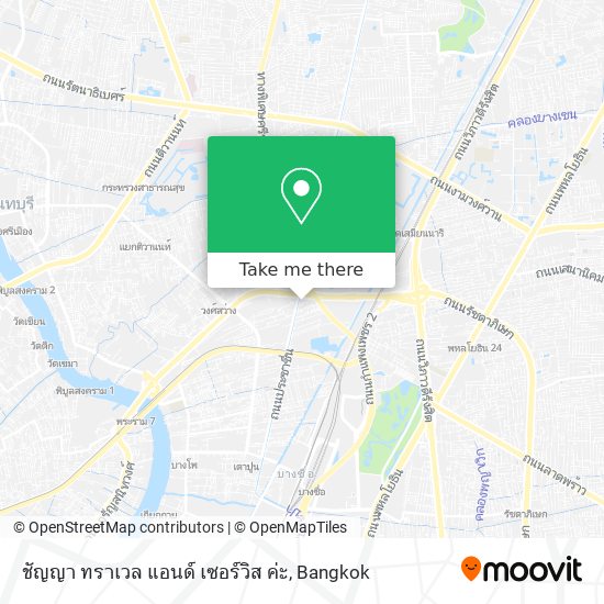 ชัญญา ทราเวล แอนด์ เซอร์วิส ค่ะ map