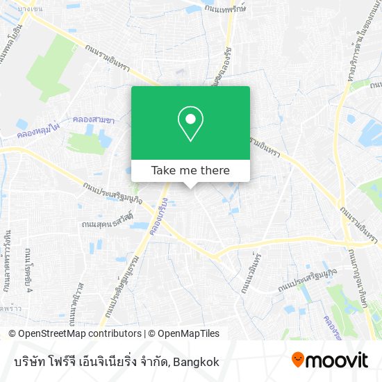 บริษัท โฟร์จี เอ็นจิเนียริ่ง จำกัด map