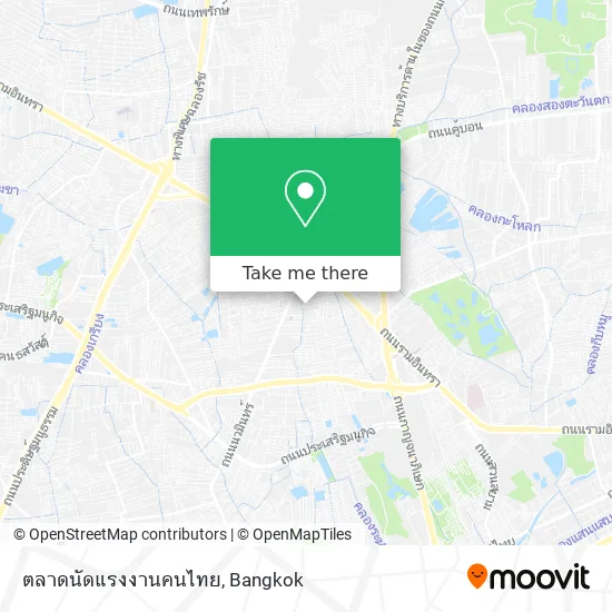 ตลาดนัดแรงงานคนไทย map