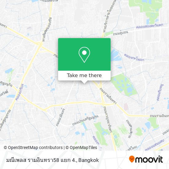 มณีเพลส รามอินทรา58 แยก 4. map