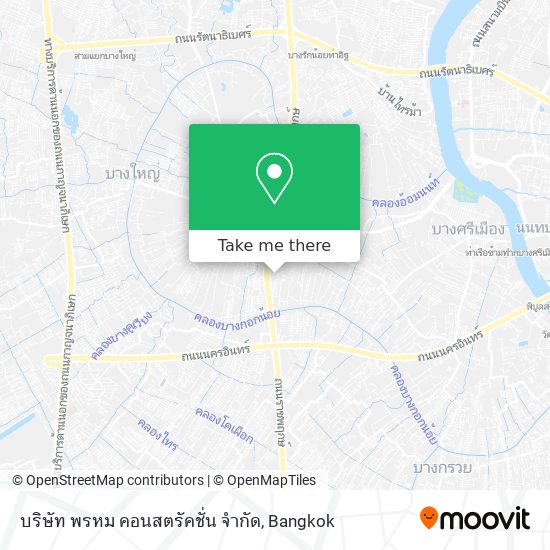 บริษัท พรหม คอนสตรัคชั่น จำกัด map