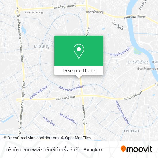 บริษัท แอนเจลลิค เอ็นจิเนียริ่ง จำกัด map