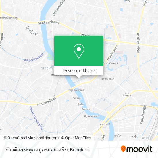 ข้าวต้มกระดูกหมูกระทะเหล็ก map