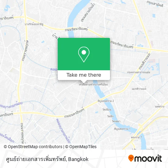 ศูนย์ถ่ายเอกสารเพิ่มทรัพย์ map