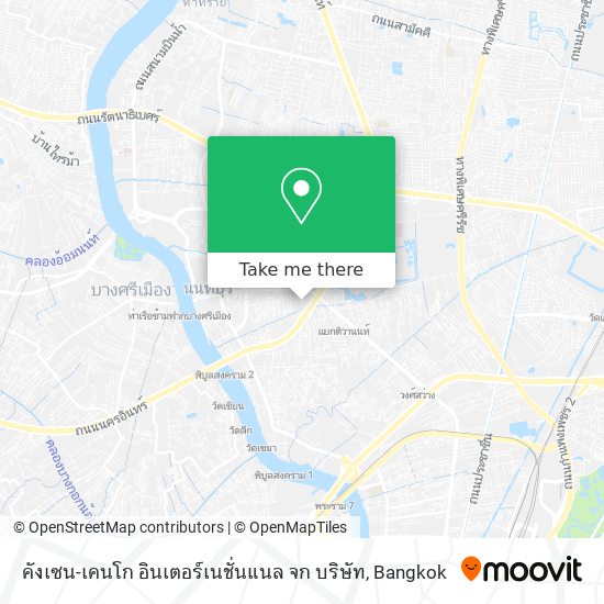 คังเซน-เคนโก อินเตอร์เนชั่นแนล จก บริษัท map