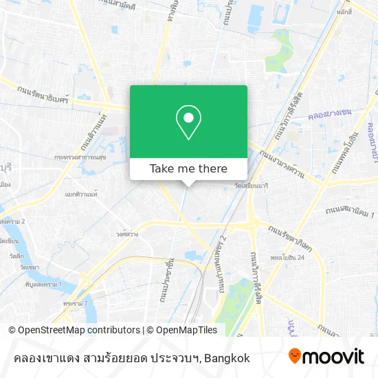 คลองเขาแดง สามร้อยยอด ประจวบฯ map