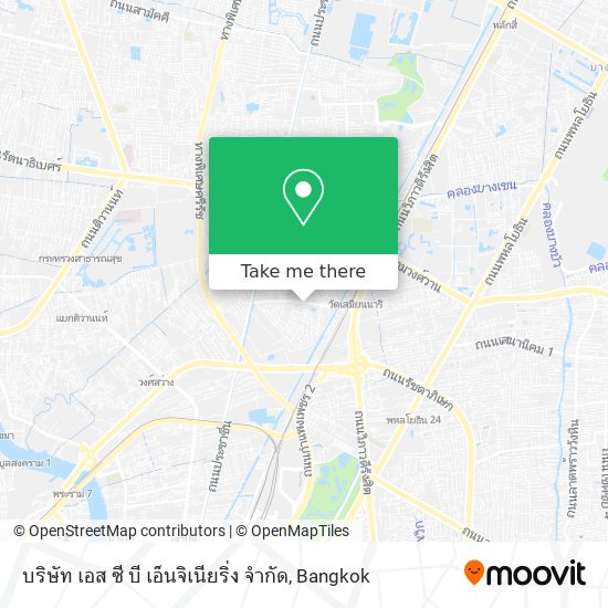 บริษัท เอส ซี บี เอ็นจิเนียริ่ง จำกัด map