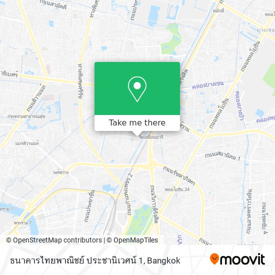 ธนาคารไทยพาณิชย์ ประชานิเวศน์ 1 map