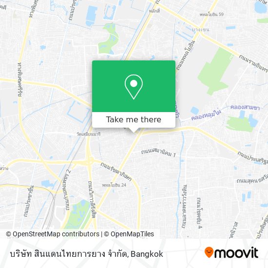บริษัท สินแดนไทยการยาง จำกัด map