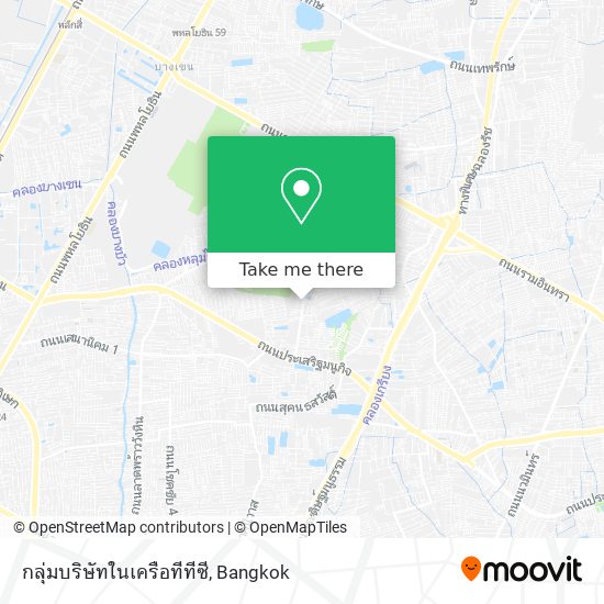 กลุ่มบริษัทในเครือทีทีซี map