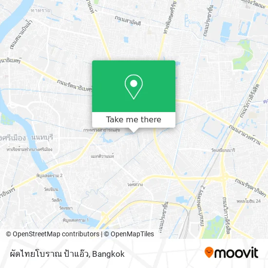 ผัดไทยโบราณ ป้าแอ๊ว map